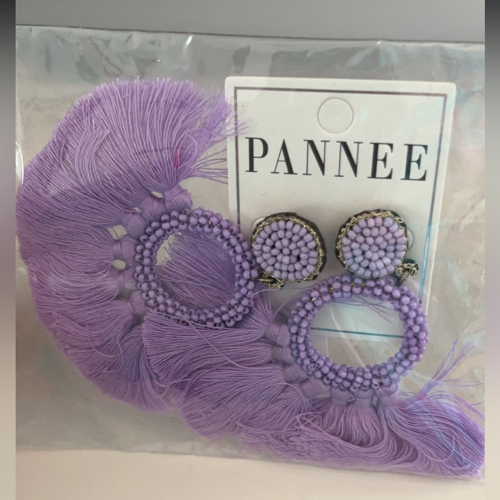 Purple Pannee Earrings 💜
